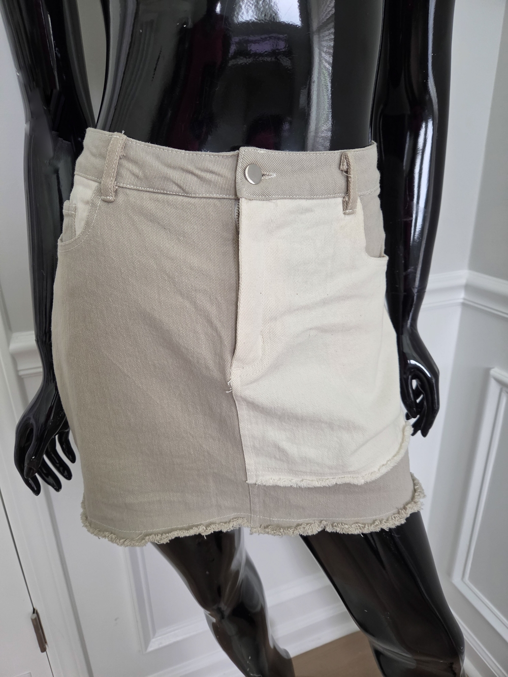 Rue21 Women’s Colorblock Mini Denim Skirt